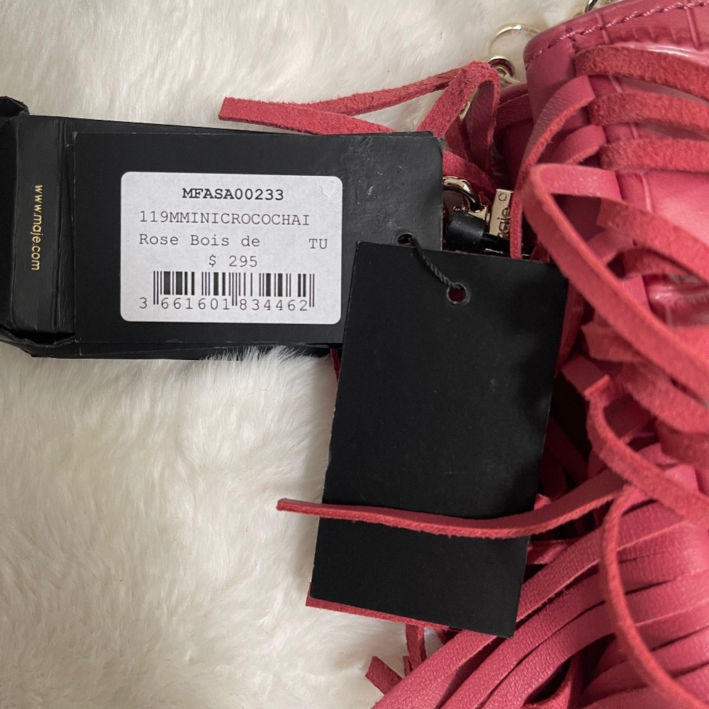 MINI MAJE M BAG/ LEATHER HANDBAG